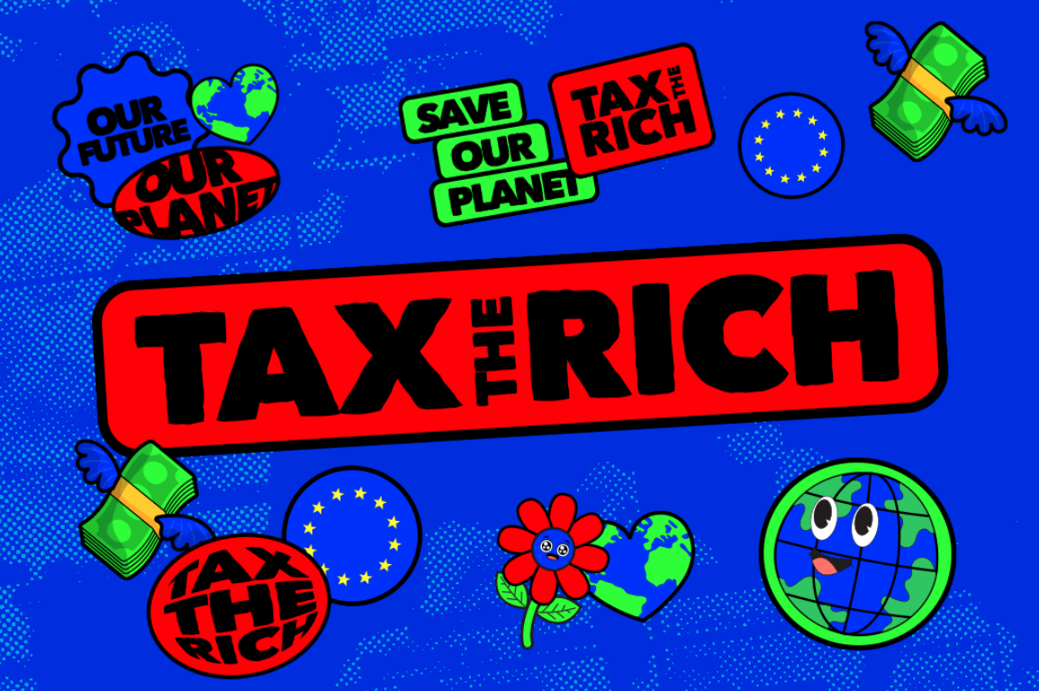 Logo der EBI Tax the Rich